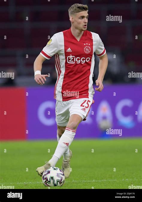 AMSTERDAM, NETHERLANDS - DECEMBER 12: Kenneth Taylor of Ajax during the ...