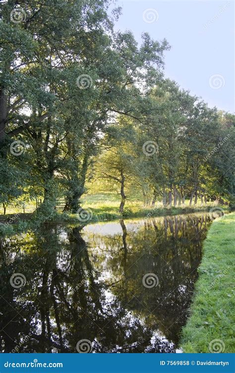 Canal stock photo. Image of scenics, track, trail, park - 7569858