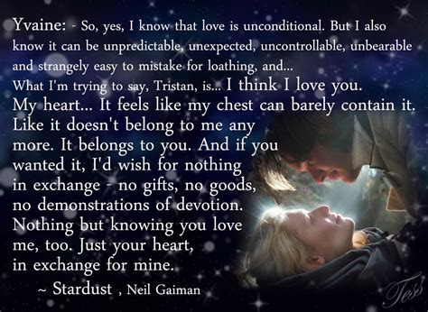 ~ Stardust (2007) Neil Gaiman Quotes : | Love marriage quotes, Movie love quotes, Movie quotes