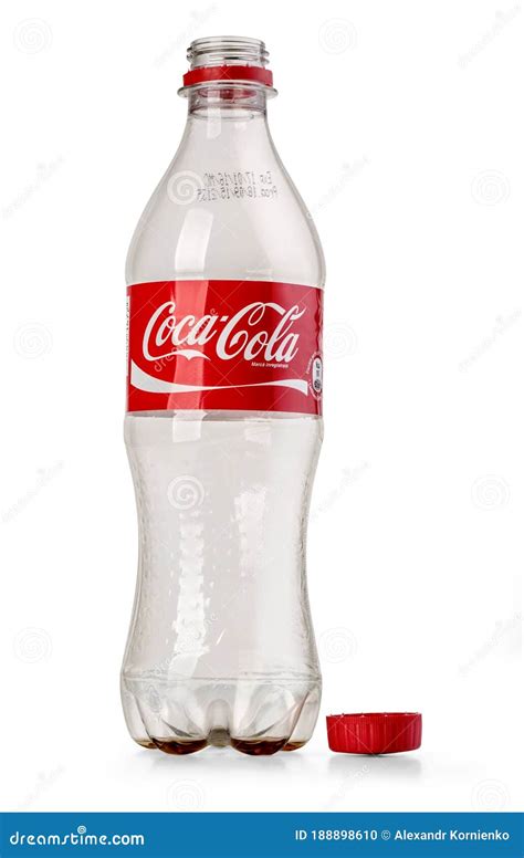 Man With An Empty Coca Cola Bottle At A Vintage Vending Machine ...