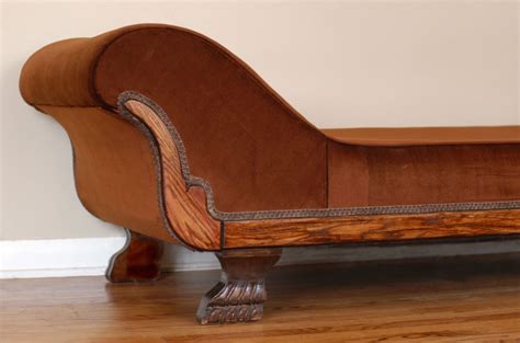 Antique Oak Fainting Couch Chaise Lounge by bonnbonn on Etsy