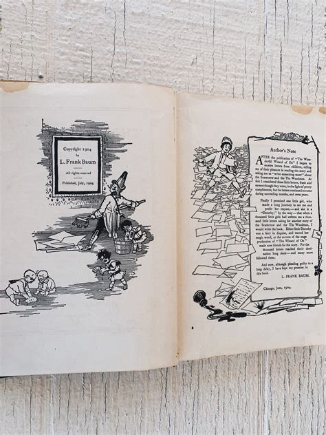 Vintage Land of Oz Book Popular Edition L. Frank Baum 1904 | Etsy