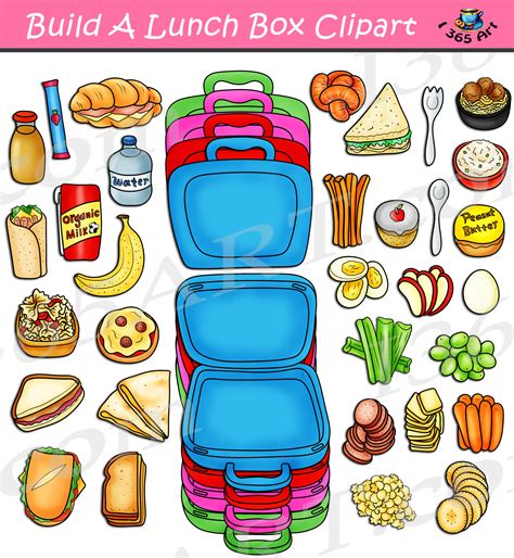 Build A Salad Clipart Graphics Commercial Download