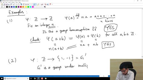 Lecture 10 - Group homomorphisms and examples - YouTube