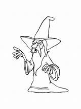 Magician coloring pages sketch template