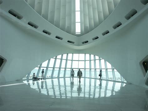 Milwaukee Art Museum, Interior, facing Lake Michigan - a photo on Flickriver