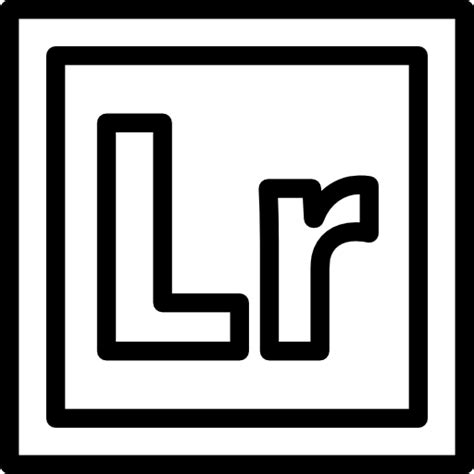 Adobe lightroom Detailed Rounded Lineal icon