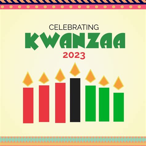 Happy kwanzaa 2023 instagram post Template | PosterMyWall