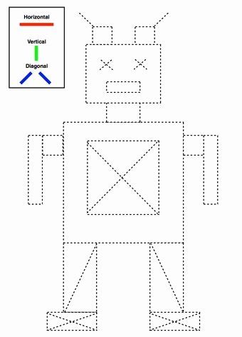 50 Horizontal And Vertical Lines Worksheet