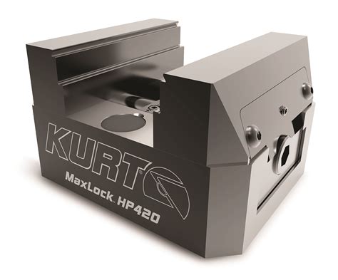 Kurt Introduces Self-Centering MaxLock™ HP420 5-Axis Vises – Available In 5, 7 And 9-Inch Models ...