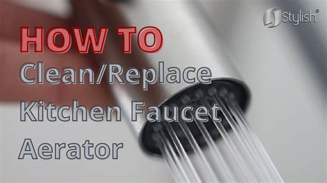 How To Clean Aerator On Kitchen Faucet - The Kitchened