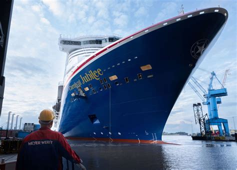 Meyer Werft Floats Out Carnival Jubilee