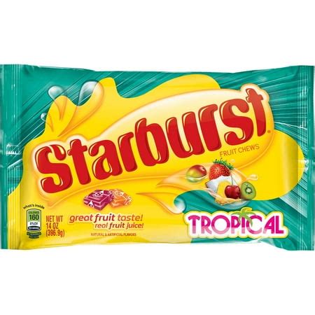 Starburst Tropical Fruit Chews Candy, 14 ounce - Walmart.com