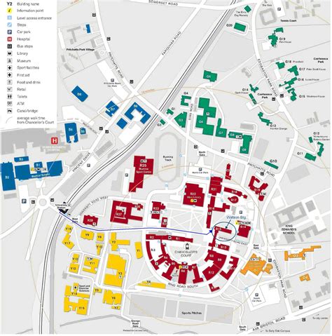 Birmingham university map | Birmingham university, Campus map, Map