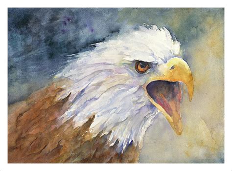 Bald Eagle Painting by Cynthia Roudebush