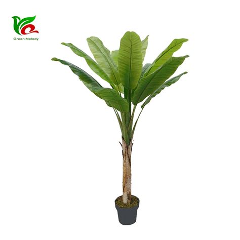 Artificial Banana Leaf Plants Decorated Evergreen Artificial Banana Tree - Buy Artificial Banana ...