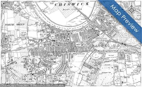 Old Maps of Mortlake | Old maps, Map, Greater london