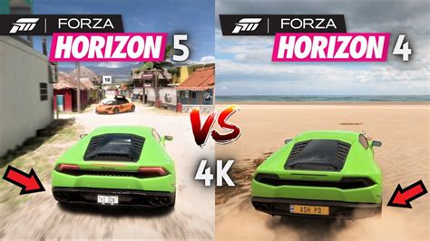 Forza Horizon 5 Vs Forza Horizon 4 Direct Comparison Attention To ...