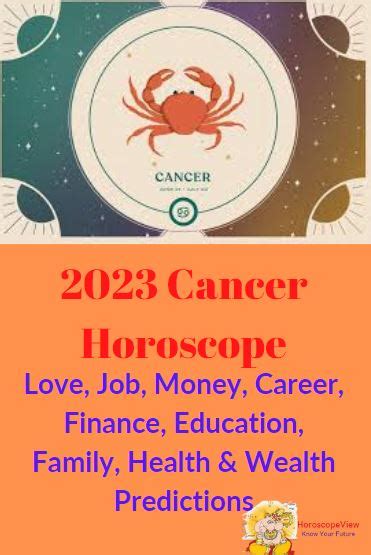 Cancer Horoscope 2023 - Free Astrology Predictions