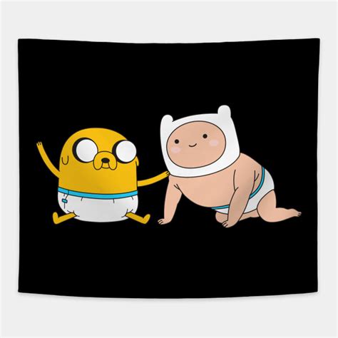 Baby Finn Jake - Adventure Time - Tapestry | TeePublic