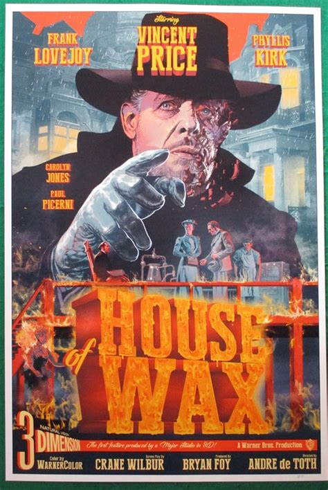 House of Wax (1953) Poster, Mondo/AMP (24"x 36", 61cm x 91.5 cm), 1953, Stan and Vince