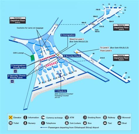 Mumbai terminal 2 map - Mumbai international airport terminal 2 map ...