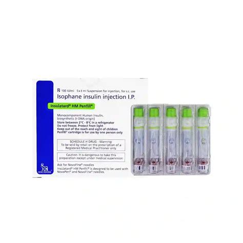 Insulatard Hm Penfill 3ml Injection Uses, Side effects & Price in Pakistan