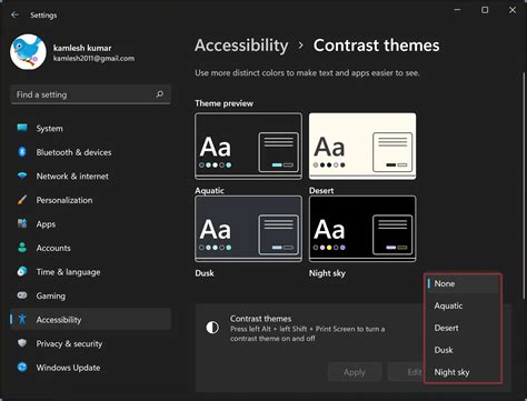 How to Turn on High Contrast Themes in Windows 11? | Gear Up Windows