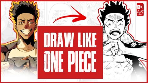 How to Draw Like ONE PIECE author: EIICHIRO ODA| How to Copy an Art ...