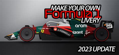 Make your own Formula 1 livery with this free template - 2023 update - FELIXDICIT