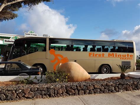 First Minute Travel Bus Lanzarote | Lanzarote airport, Lanzarote, Airport transfers