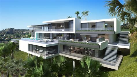 Two Modern Mansions on Sunset Plaza Drive in LA (4) | Mansion designs ...