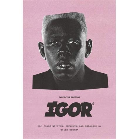 Tyler The Creator - Igor Album Cover Print Poster | Rap album covers ...