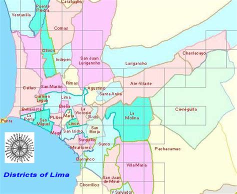 LIMA PERU MAP - Peru Explorer - Custom Tours Travel Tourism Information