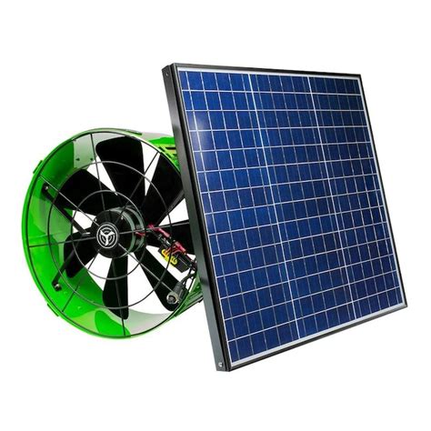 QuietCool 30 Watt Solar Powered Gable Mount Attic Fan in the Gable Vent Fans department at Lowes.com