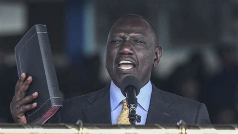 Kenya swears in its fifth president