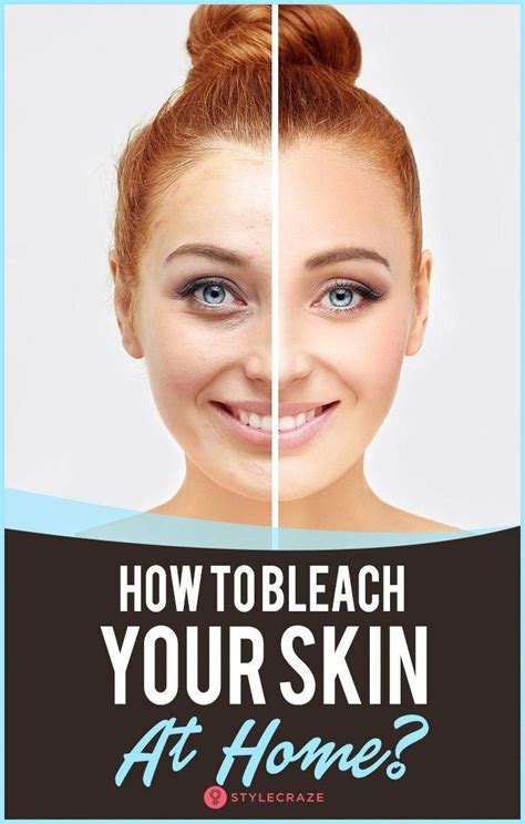 How To Bleach Your Skin At Home #Over40SkinCareNatural #SkinCleanserDiy | Bleaching your skin ...