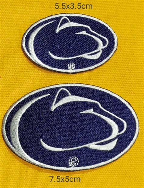 Penn State Logo Patch sport Embroidery ,Iron ,Sewing on Fabric | eBay