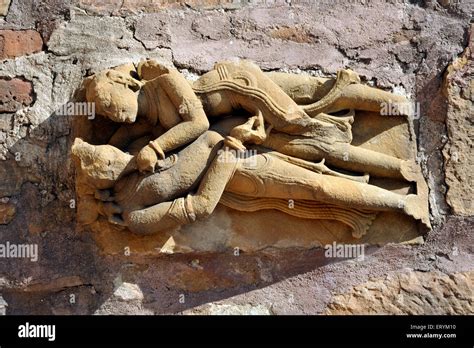 sculpture kandariya mahadeva temple khajuraho madhya pradesh India ...