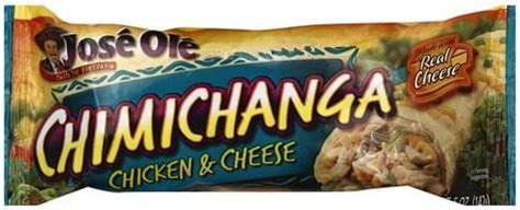 Jose Ole Chicken & Cheese Chimichanga - 5 oz, Nutrition Information | Innit