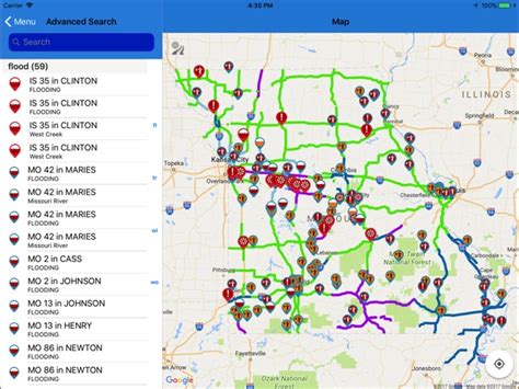 Missouri Road Conditions Map - United States Map