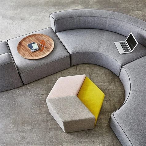 small curved sectional sofa component that can stand alone modular super modern armless couch ...