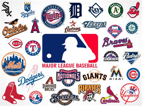 Major League Baseball Team Logos • Market Your PSD Mockups for logos