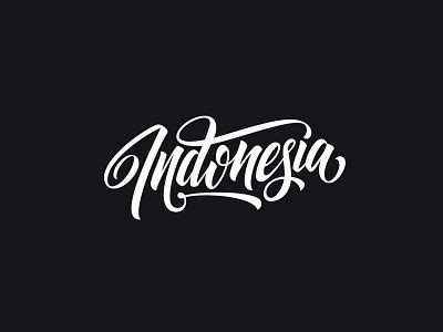 Indonesia Custom Type by Dexsar Harry Anugrah on Dribbble