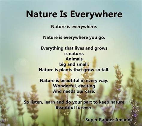 compose 1 poem on nature - Brainly.in