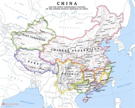 What if China falls apart? | Map, China map, Alternate history