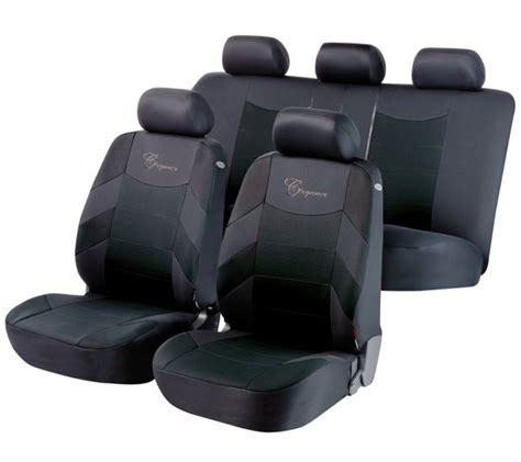 VW Volkswagen Tiguan, seat covers, black, grey, complete set ...