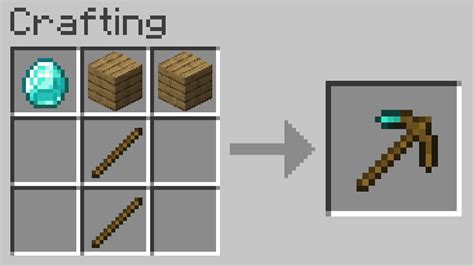 Minecraft Pickaxe Crafting All Kinds