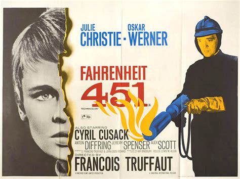 Fahrenheit 451 Original 1967 British Quad Movie Poster - Posteritati Movie Poster Gallery