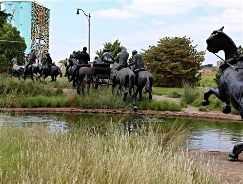 Oklahoma City Riverwalk - Centennial Land Run Monument (with Photos!)